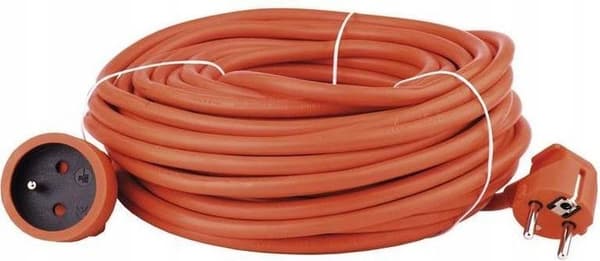 VERTEX PZO20M Retractable Extension Cable 20 m 3x2.5 mm Orange