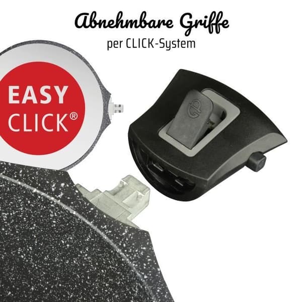 GSW Removable Short Handle - For Easy Click - Compatible with All Hobs Including Induction