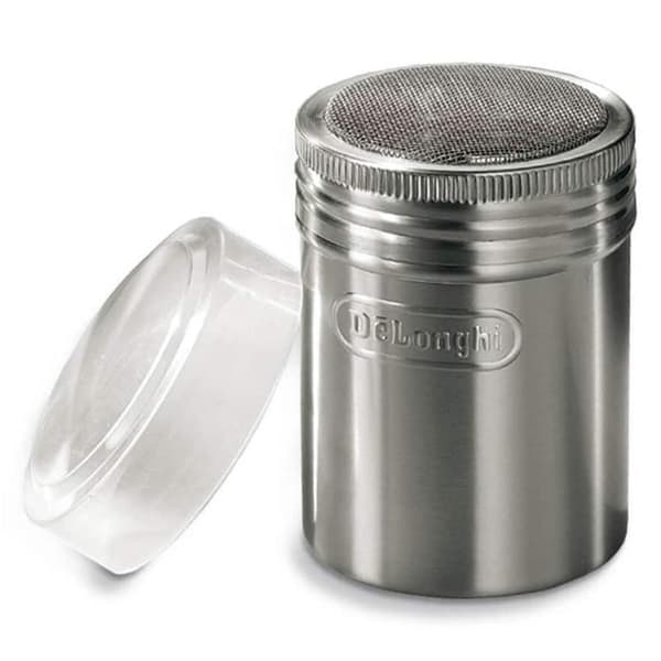 Delonghi Cacao Shaker - Cocoa or Cinnamon Shaker with Plastic Lid