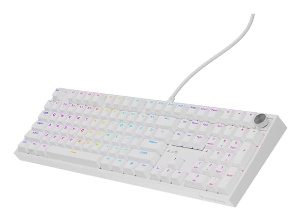 GENESIS Thor 404 Gaming Keyboard USB QWERTY White NKG-2300