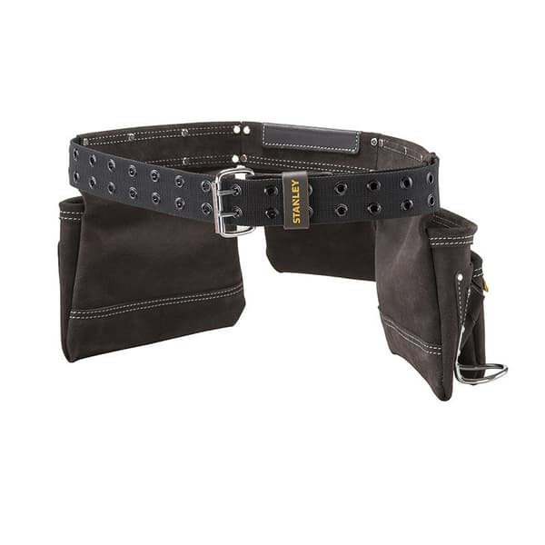 Stanley Leather Tool Apron Multiple Pockets Adjustable Belt STST1-80113
