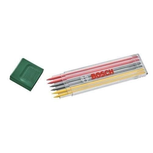 Bosch Set of 6 Multicolored Graphite Leads 2.8 mm