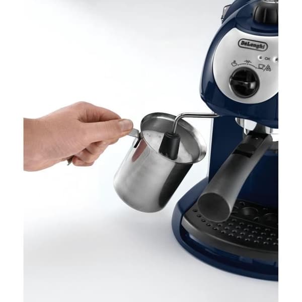 De'Longhi Pump Espresso Machine - 1100 W - 15 Bars - Midnight Blue - EC191.CD