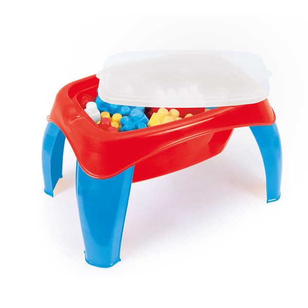 Dolu Activity Table with 30 Blocks for Kids 12 Months+