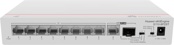 Huawei CloudEngine S110-8P2ST Power over Ethernet (PoE)