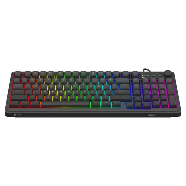 Savio Galaxis Gaming Keyboard USB QWERTY US Black