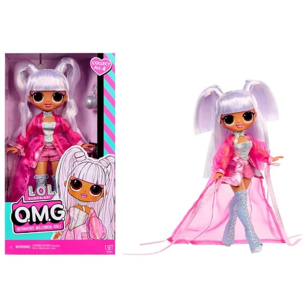 L.O.L. Surprise O.M.G. Kitty Queen Doll, 4+