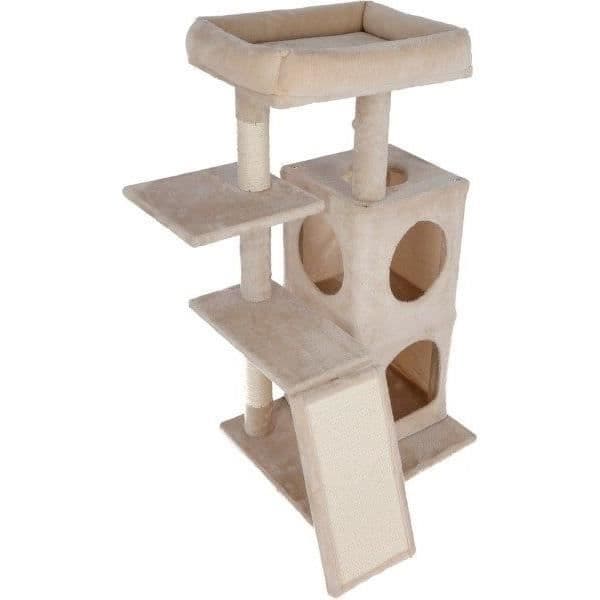 KERBL - ALESSIA Cat Tree 100 cm - Soft - Two-Tier Alcove