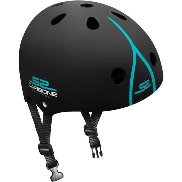 STAMP Skate Helmet - SKIDS CONTROL CARBON - Adjustable Size - EPS/ABS - Child