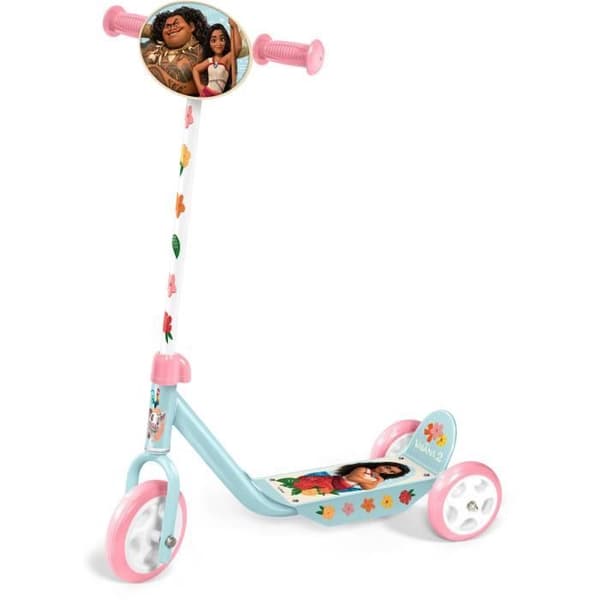DISNEY - 3-Wheel Scooter - MOANA - Adjustable Height - For Ages 3+