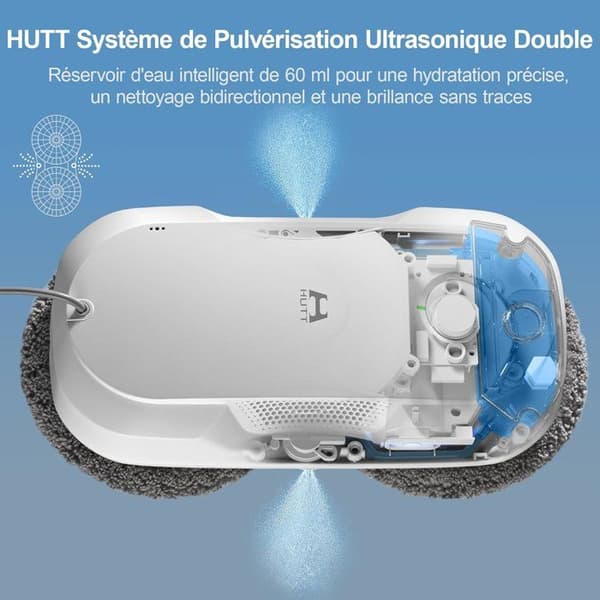 HUTT DDC56 Window Cleaning Robot - Dual Water Spray - Protection System