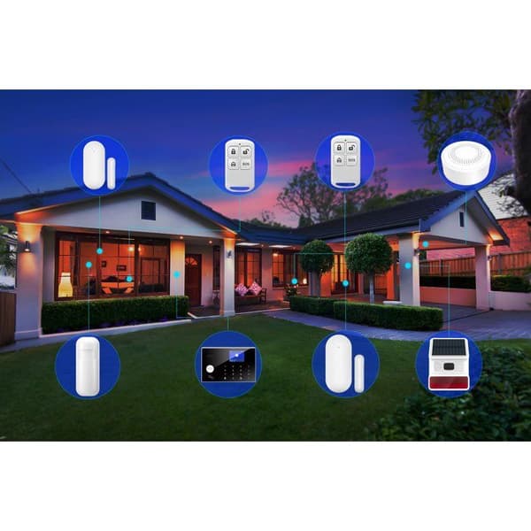 LINK2HOME Motion Detector - 433 MHz - 12 m/ 110° Detection Range - Pet-Proof <15 kg