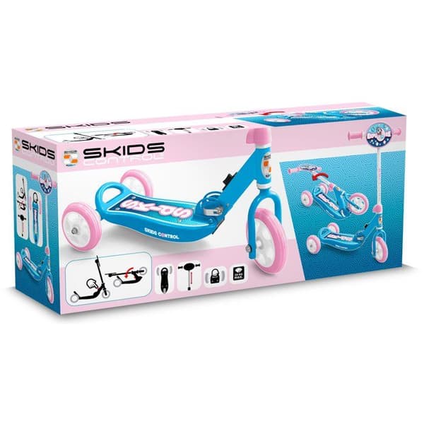 STAMP Folding 3-Wheel Scooter - Skids Control Explore - Pink