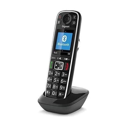Gigaset E720HX Cordless Phone - Black - 200 Entries - SMS - Bluetooth 4.2