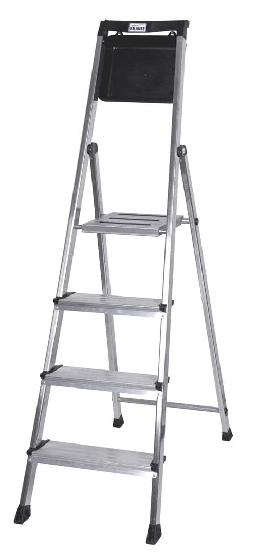 Krause Secury Folding Ladder Silver