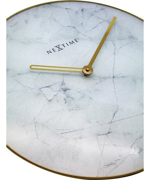 NeXtime Wall Clock 40 cm Marble NE-8189WI
