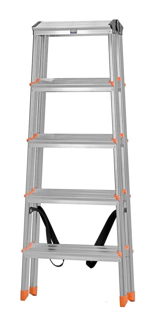 Krause Dopplo Double-Sided Step Ladder - Silver