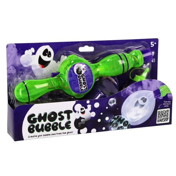 Ghost Bubble Bubble Blower - Spooky Bubble Maker with Light and Sound - For Ages 5 and Up