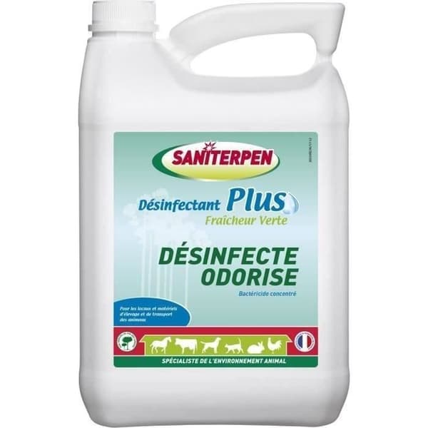SANITERPEN Plus Disinfectant - 5 L - Concentrated Bactericide
