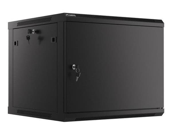 Lanberg WF01-6609-00B - 9U Wall Mounted Rack Shelf - Black