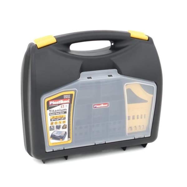 Plastiken - Tool Case 63040_BLACK - 40 cm - Titanium - Plastic