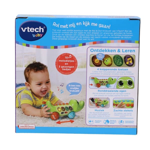 VTech Baby Rolling & Crazy Crocodile with Light and Sound