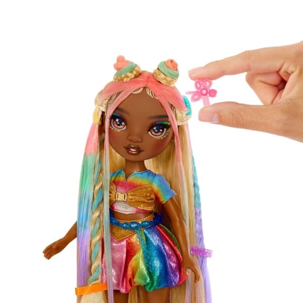 Rainbow High Hair Chalk & Style Doll Meline Luxe