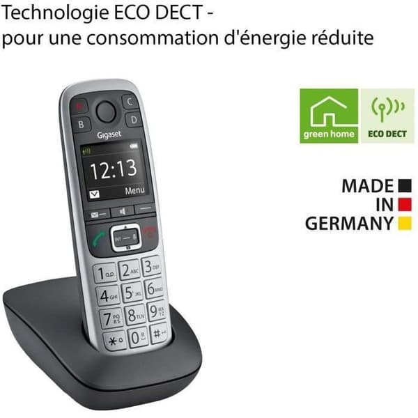 Gigaset DECT Cordless Phone Silver Giga E 560
