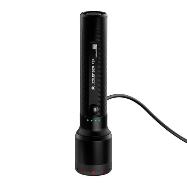 Ledlenser P6R Black Hand Flashlight LED 1200 lm, 320 m, USB-C, IP68
