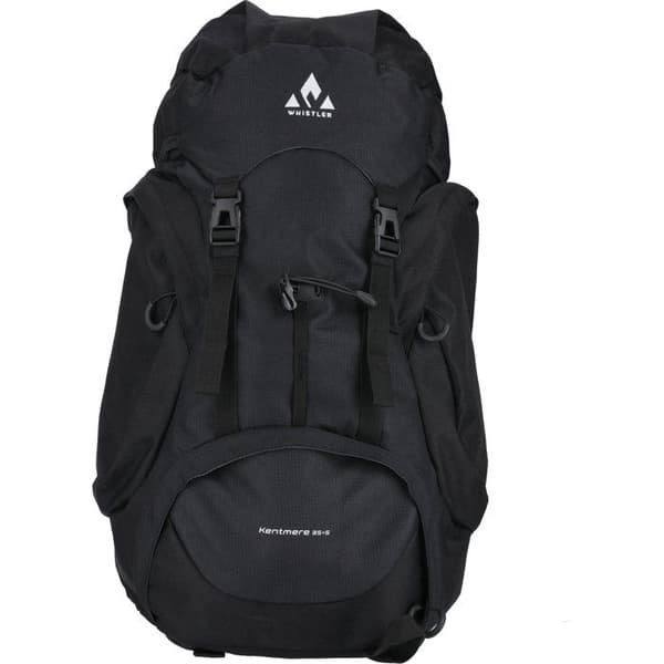 WHISTLER Backpack - Kentmere - 35+5 L - Black - Padded Shoulder Straps