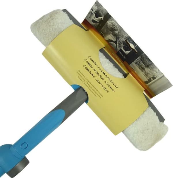 Handy Window Wiper with Telescopic Arm 150 cm Blue/Gray