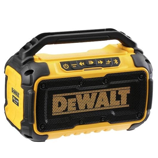 DeWalt DCR011 XJ Bluetooth Speaker Yellow/Black USB