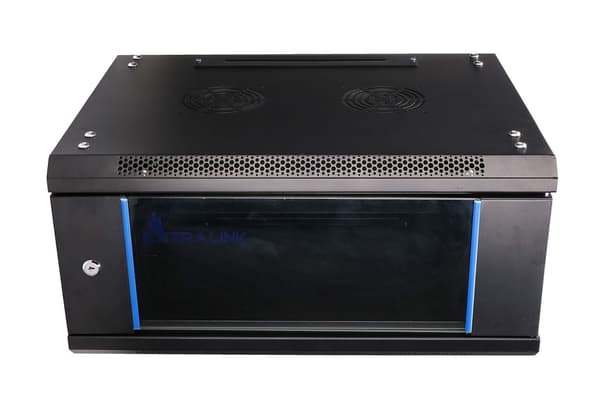 Extralink Rackmount Cabinet 4U 600x450 Black Wall Mounted