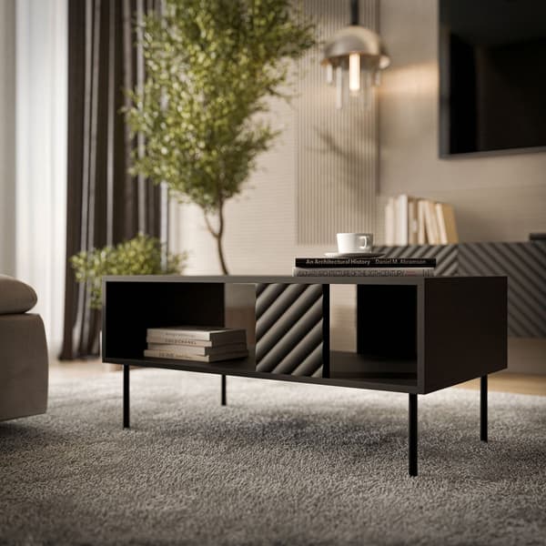 Cama LUCCA Bench/Table 100x55x46 Black