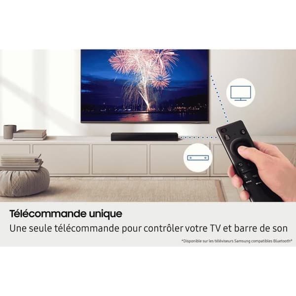 SAMSUNG Soundbar - HW-B410F - 2.0ch - Bluetooth - HDMI