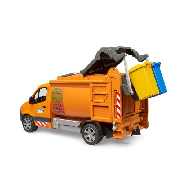 Bruder Mercedes Sprinter Garbage Truck + 2 Containers
