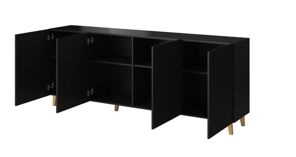 PAFOS Commode 200x42x82 Black Matt