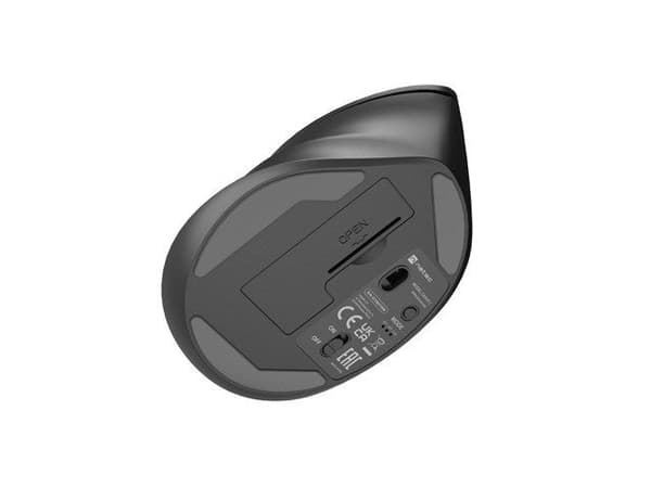 NATEC VERTICAL MOUSE CRAKE 2 - Wireless, Black
