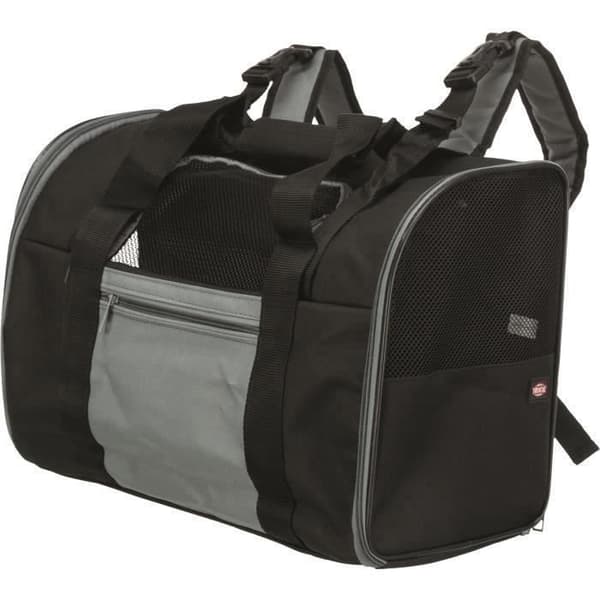 TRIXIE Dog Backpack - 44 × 30 × 21 cm - Black/Blue