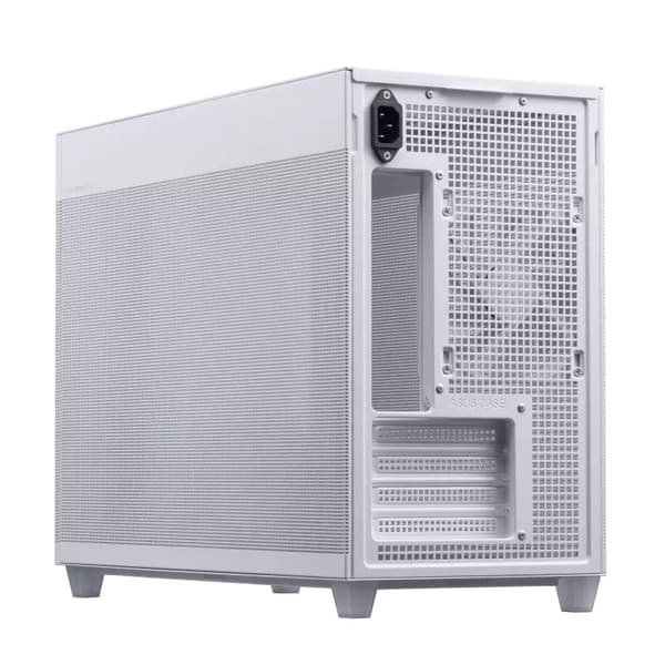 ASUS AP201 Prime Case TG - White MicroATX PC Case