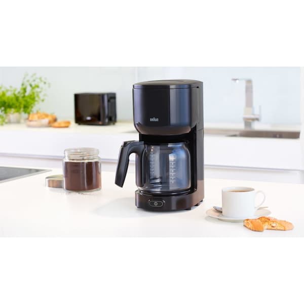 Braun KF3120BK PurEase Coffee Maker Black 10 Cups