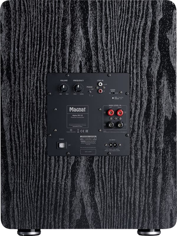 Magnat ALPHA RS12 Black Active Subwoofer 120 W