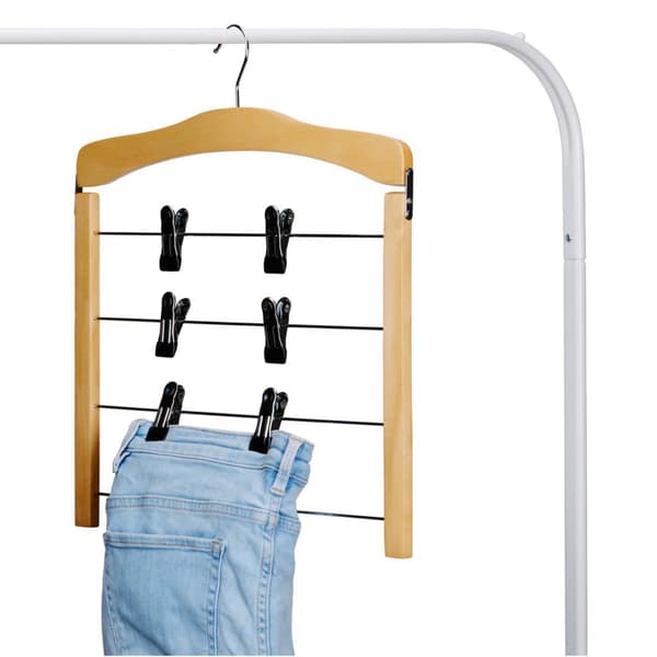 Alpina Trouser Hanger with Clips - Space-Saving Design
