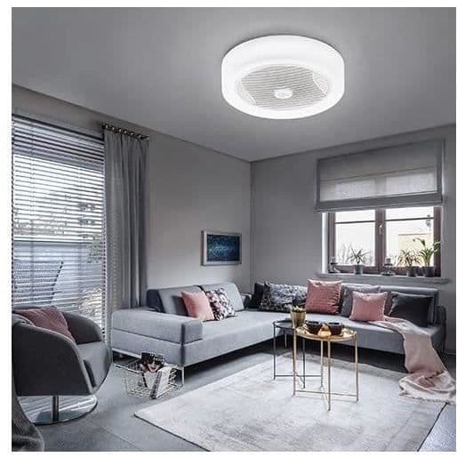 AIR-LIGHT CROWN - Ceiling Fan Ø40cm - 95W with LED Light Ring