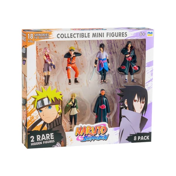 NARUTO SHIPPUDEN Figures - 8 Pack Deluxe Edition Ver. C