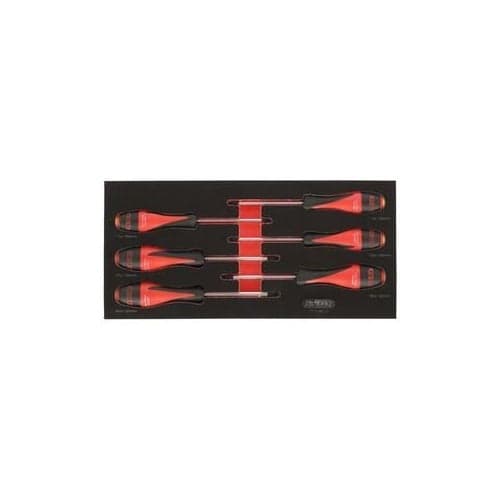 KS Tools Module - Ultimate Torx Screwdriver Module - 6 Pieces - For Tool Trolleys and Workbenches - Model 713.5013