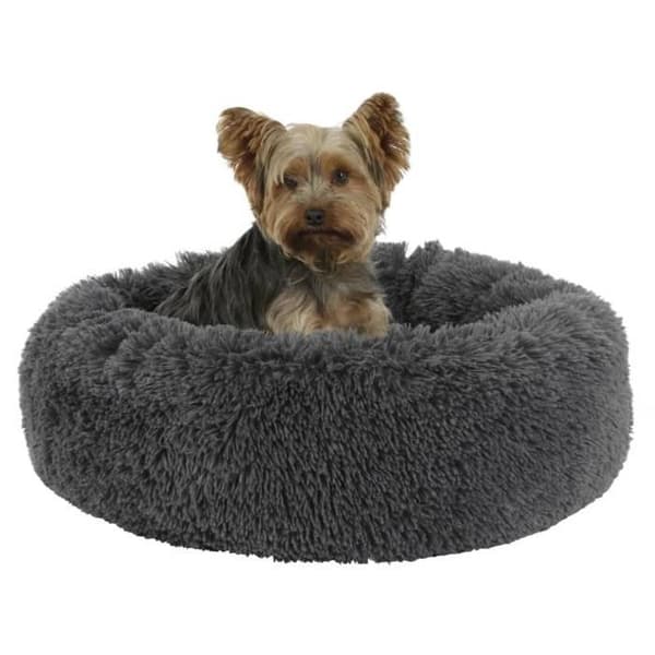 KERBL Fluffy Pet Bed - Ø60x18 cm - Grey