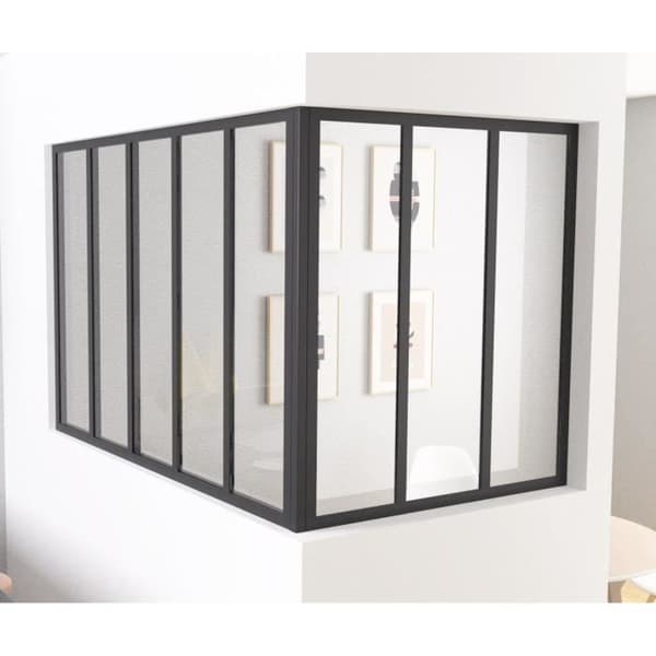 OPTIMUM Corner Post - H50 x W30 cm - Black
