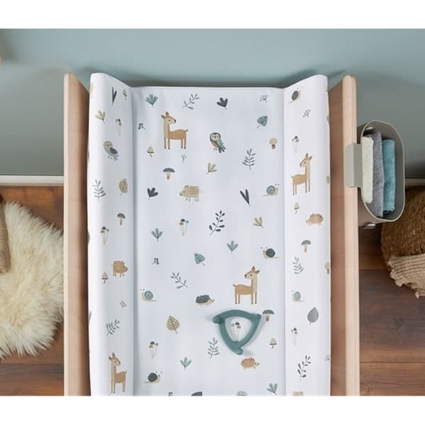 Rotho Changing Pad Forest Animals 50x70 cm White