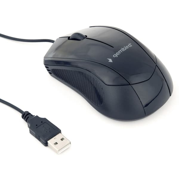 Gembird GmbH Wired Mouse Black 3b-02 - 1000 dpi